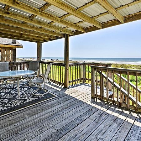 Galveston Beach House With Private Deck And Gulf Views Exteriér fotografie