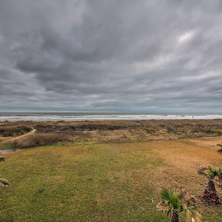 Galveston Beach House With Private Deck And Gulf Views Exteriér fotografie