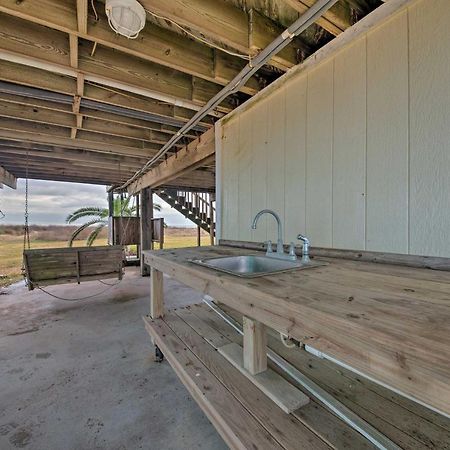 Galveston Beach House With Private Deck And Gulf Views Exteriér fotografie