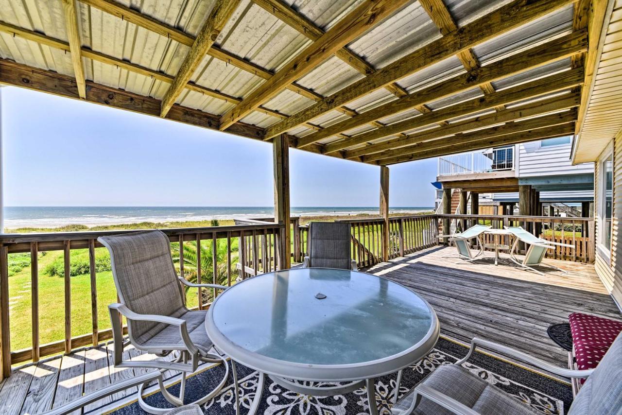 Galveston Beach House With Private Deck And Gulf Views Exteriér fotografie