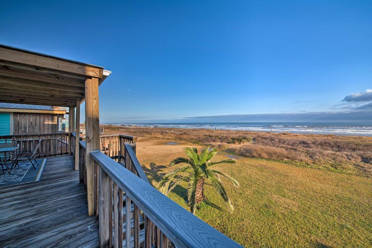 Galveston Beach House With Private Deck And Gulf Views Exteriér fotografie